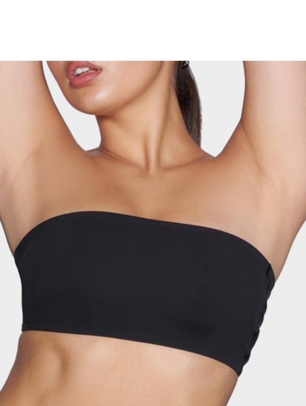 SKIMS FITS EVERYBODY BANDEAU IN ONYX /SIZE:SMALL